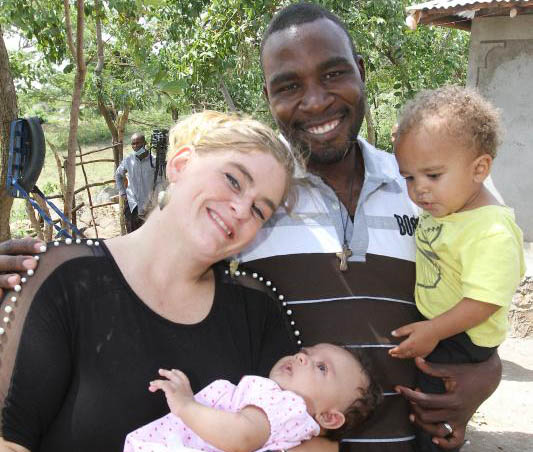 Carrey Joy and Husband Albert Wanyonyi poses for a photo