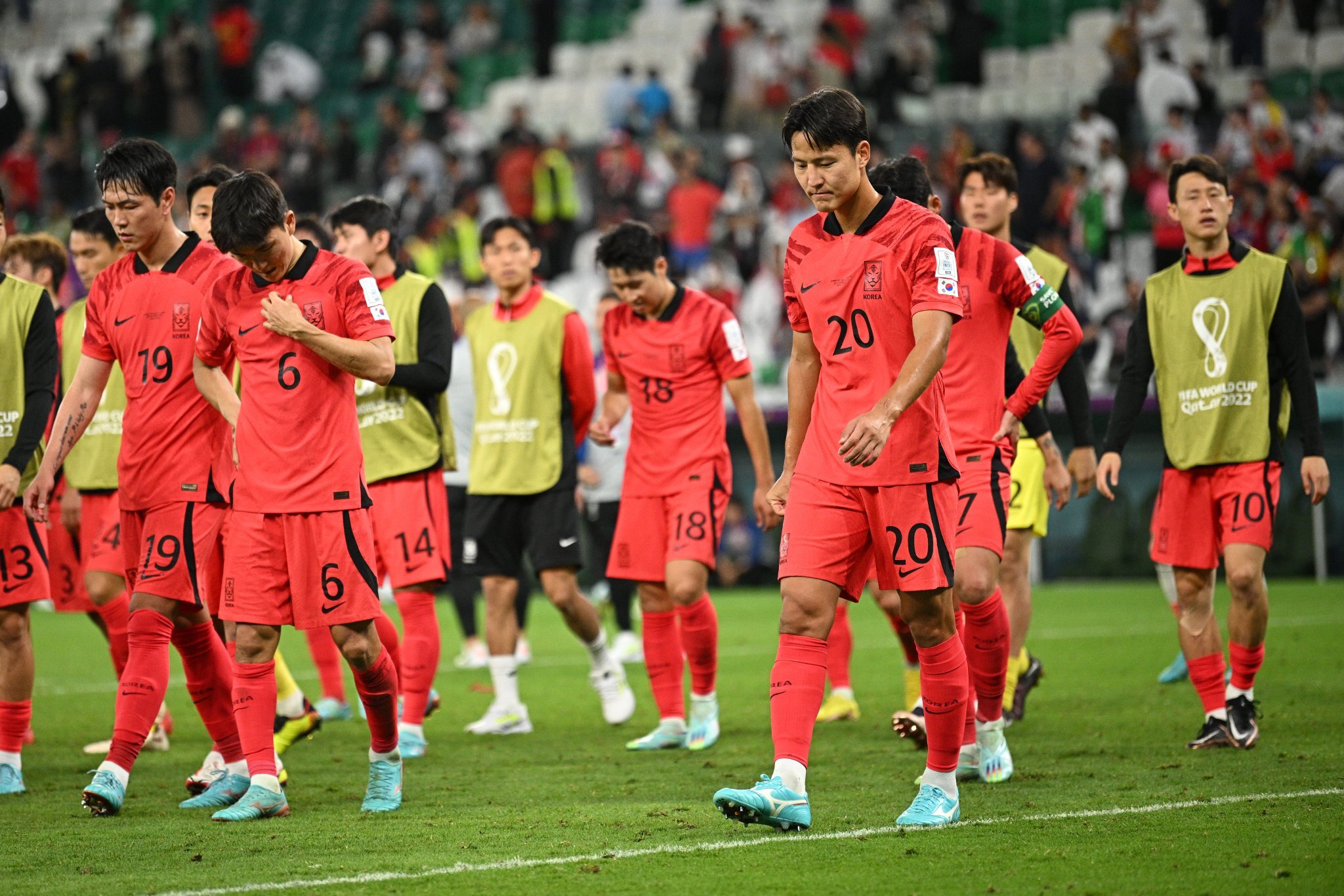 South Korea was Knocked out by Brazil