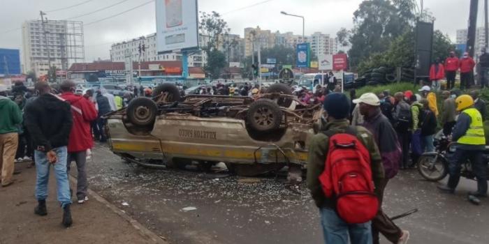 Two Killed, One Seriously Injured In Accident On Thika Superhighway