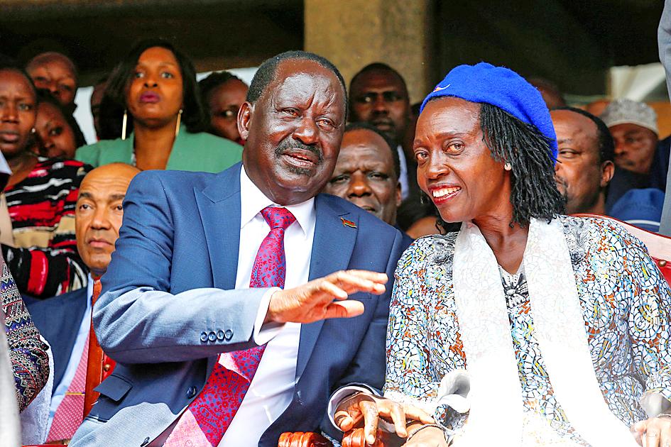 Martha Karua And Opposition Leader Raila Odinga