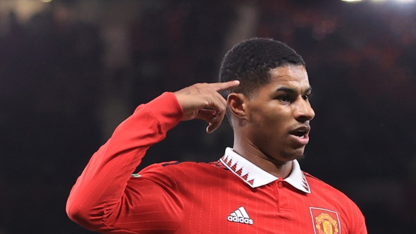 Marcus Rashford fires twice again for Manchester United against Leicester City in the English Premier League to put the reds ahead in the second half of game