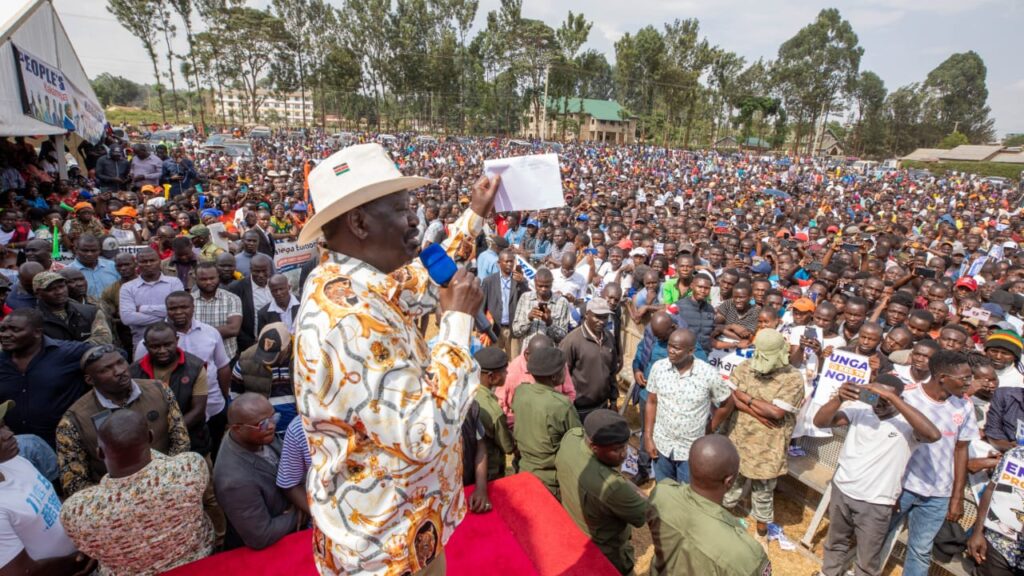 Raila hints on products and services that he wants his supporters to boycott