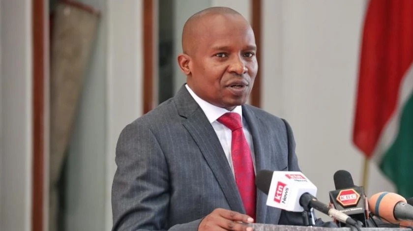 Interior cabinet secretary Kindiki Kithure testifies on a bandit who took over a school and made it his family premise making class 8 room for head of family.