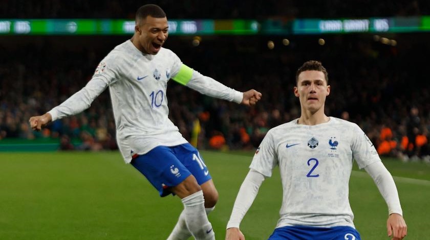 France on Monday evening survived an edge from the Nothern Ireland in the 2024 Euro qualifiers after right-back Benjamin Pavard scored a screamer for the French