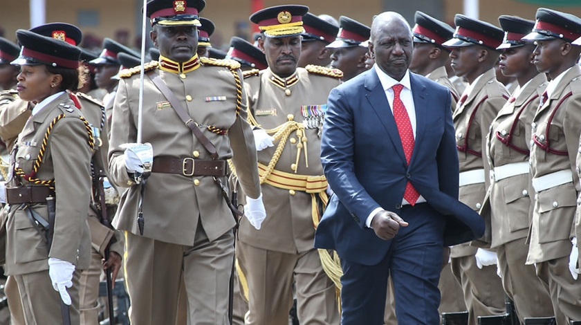 President William Ruto on Friday during the pass out of cadets assured citizens that his government will be decisive in dealing with bandits to ouster them