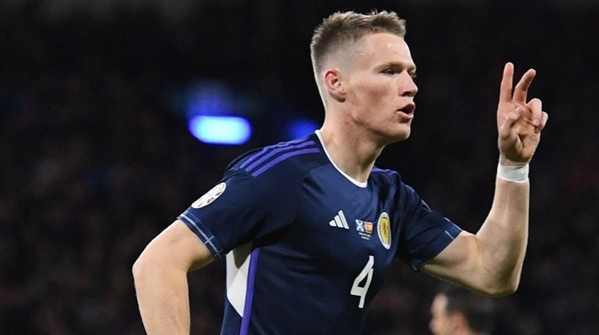 Manchester United and Scotland mid-fielder Scott McTominay scored a brace against toothless Spain in the Euro Qualifiers to move Scotland top of the table