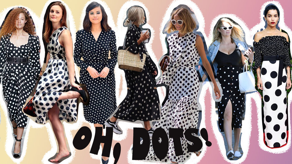 How To Match Polka Dots Outfits