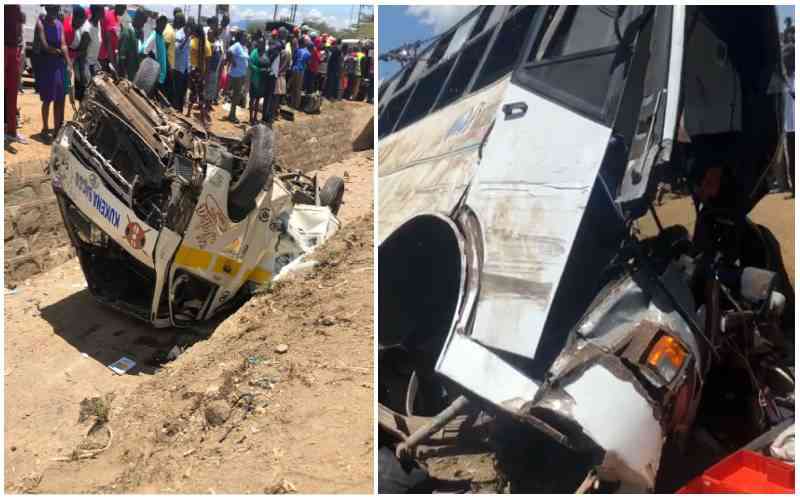 14 Killed In Collision Between Pwani University Bus And Matatu On Nakuru-Naivasha Highway