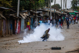 exposure to teargas