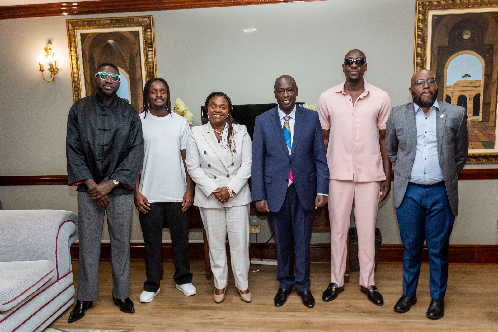 DP Gachagua Hosts Sauti Sol In Botswana