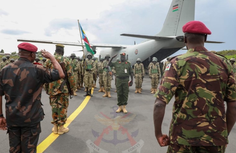 Kenya Defence Forces Airlifts South Sudan Troops To Goma