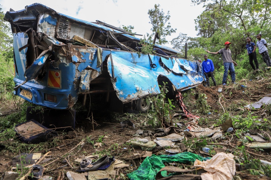 13 people perished in a grisly road accident in Josa area on the Wundanyi-Mwatate road