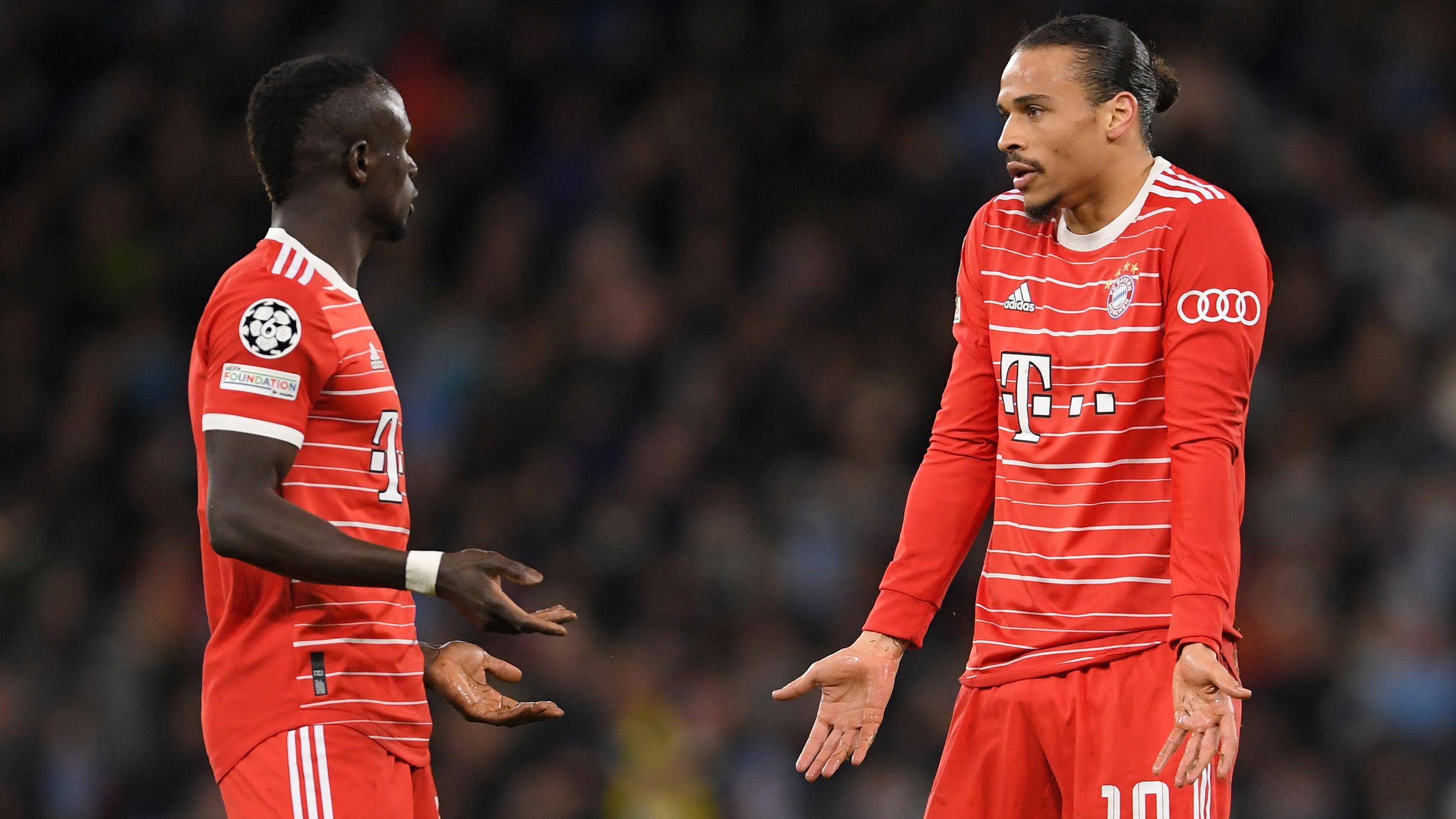 Bayern's Mane And Sane Clashed After Man City Defeat