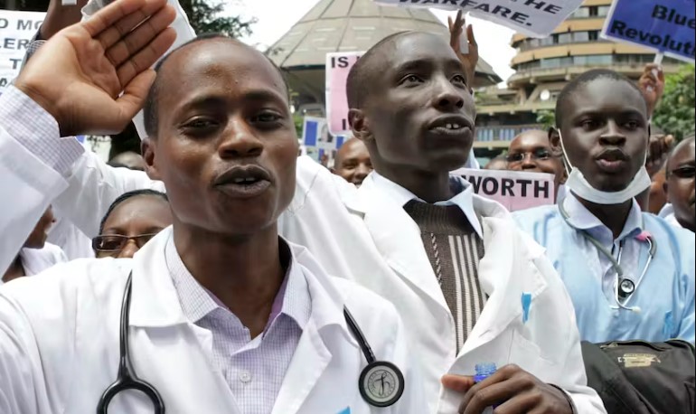 Kenyan Doctors To Down Tools On Monday,  KMPDU Says