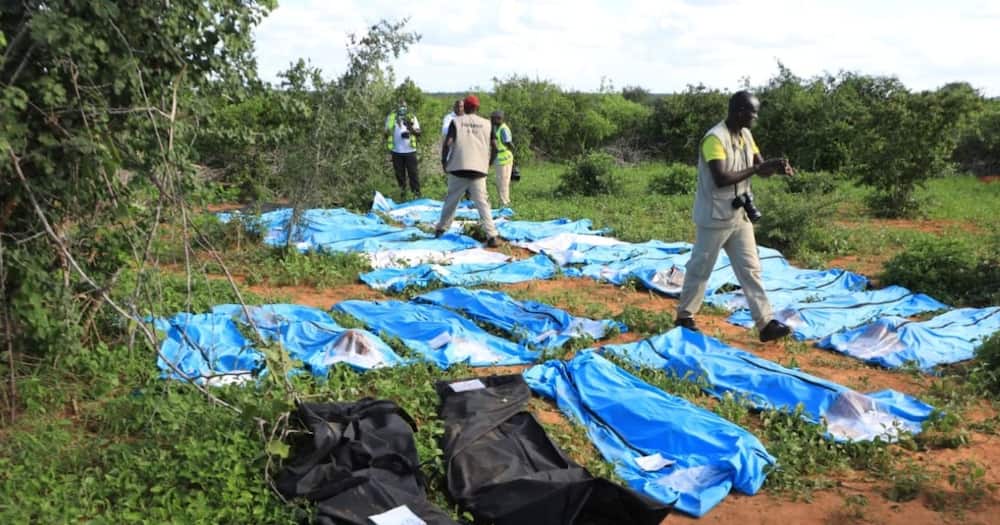 12 More  Bodies Exhumed In Shakahola, Death Toll At 403