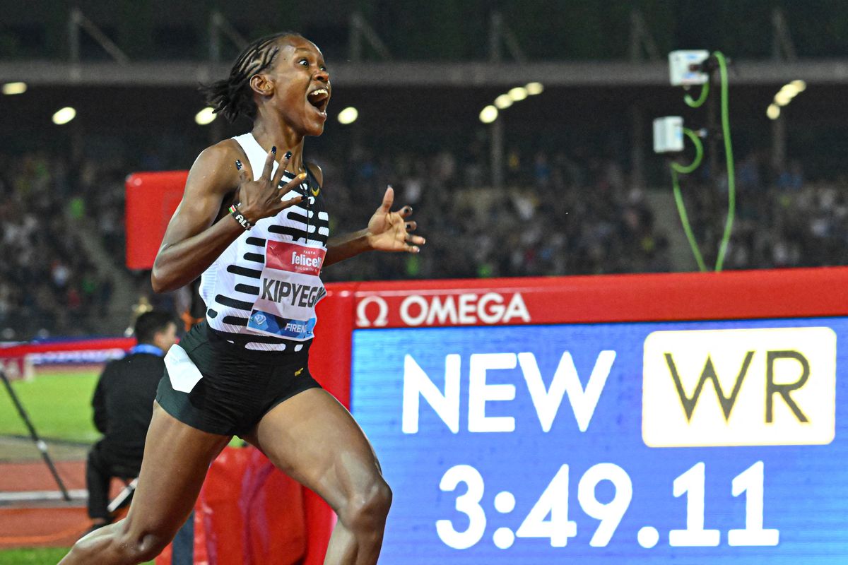 Faith Kipyegon Shines, Breaks Women's 1500m World Record