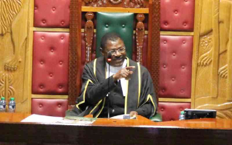 Speaker Wetangula Bans Wearing Of Kaunda Suits In Parliament