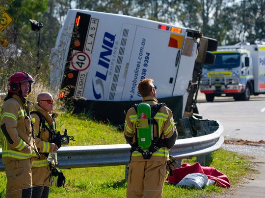 Australian bus accident