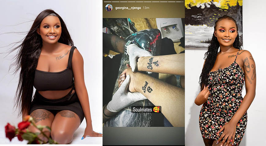Georgina Njenga and Her New Boyfriend Get Matching Tattoos