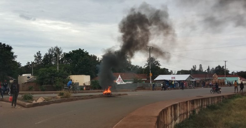 Kisumu Saba Saba Protesters Marching To CBD Teargassed