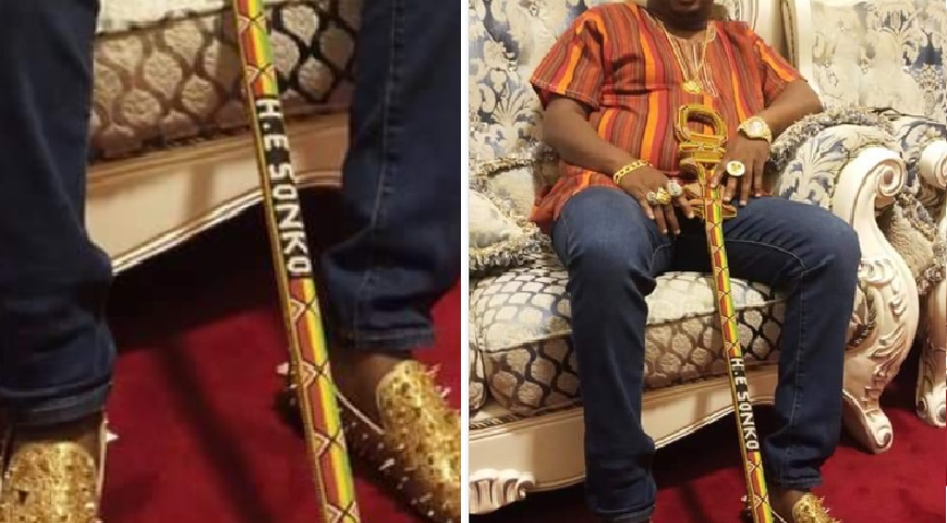 Sonko's Expensive Gold Shoes