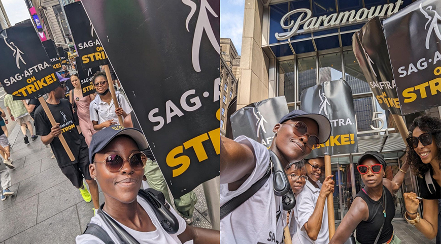 Lupita Nyong’o joins other actors in support of SAG-AFTRA strike