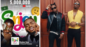 "Enjoy" Audio by Jux and Diamond Platnumz Taken Down from YouTube Due to Copyright Claim by a Congolese Artist