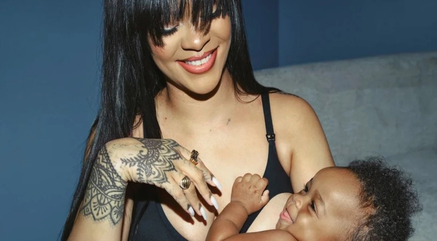 Rihanna and her fast child