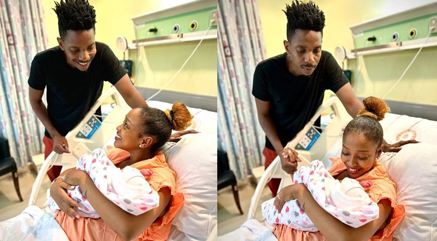 Eric Omondi and Lynne Announce the Birth of Their First Child