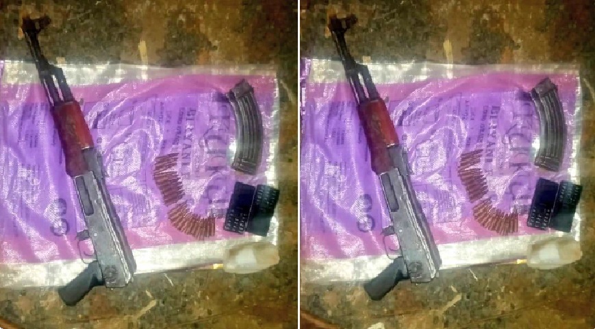 AK47 Recovered From Robbers