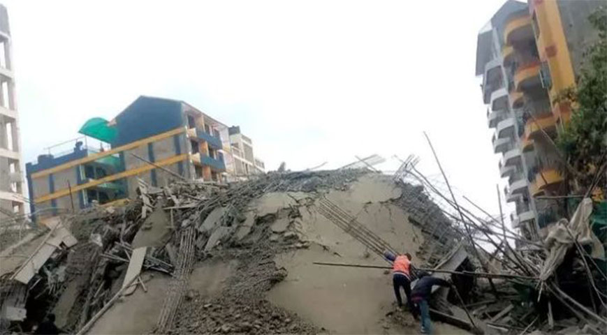 developer of collapsed building arrested