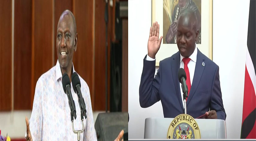 president Ruto asks new DPP to rule without favor