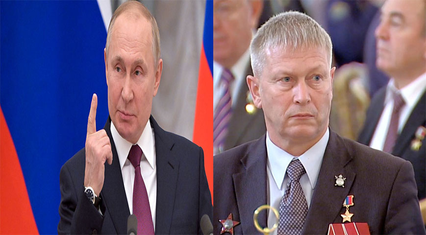 Vladimir Putin and Andrei Troshev