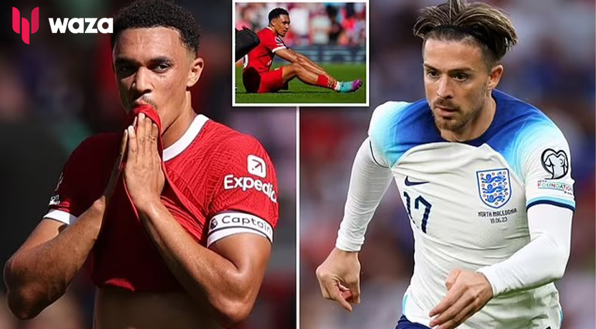 Grealish, Alexander-Arnold Ruled Out Of England Duty By Injury