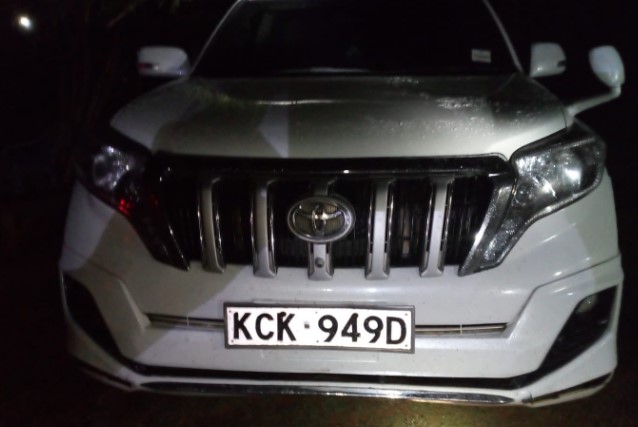 DCI Intercepts A Toyota Prado Ferrying Kes 11M  Bhang In Kisii