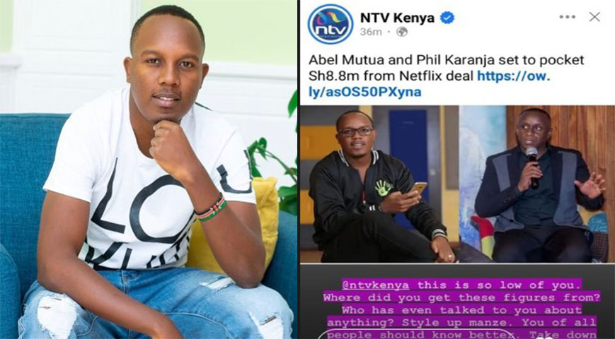 Abel Mutua calls out NTV for publishing wrong figures