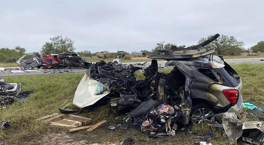 Eight Dead In US Car Crash As Police Chased Migrant Smuggler