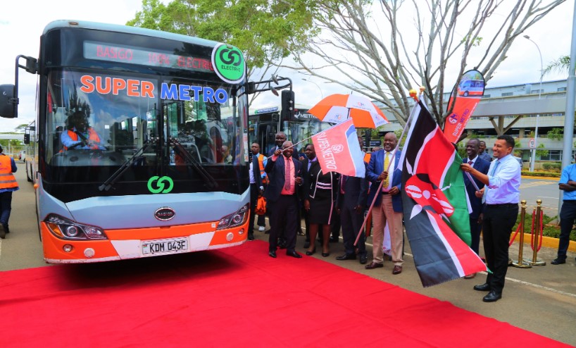 KAA Launches Electric Vehicles  Buses To Ply JKIA Route