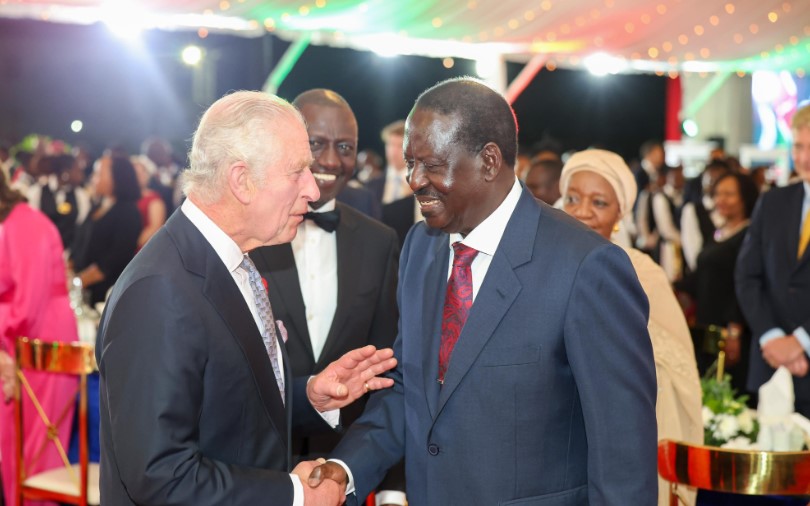 Ruto, Raila Meet At State House During King’s Dinner