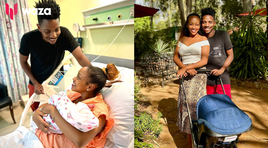 Eric Omondi and Lynn set to unveil the face of their daughter