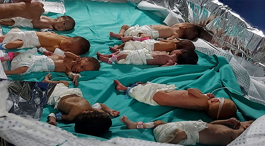 Medics Evacuate 31 Premature Babies From Gaza Hospital