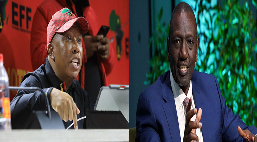 Julius Malema Slams President Ruto Over Broken Campaign Promises