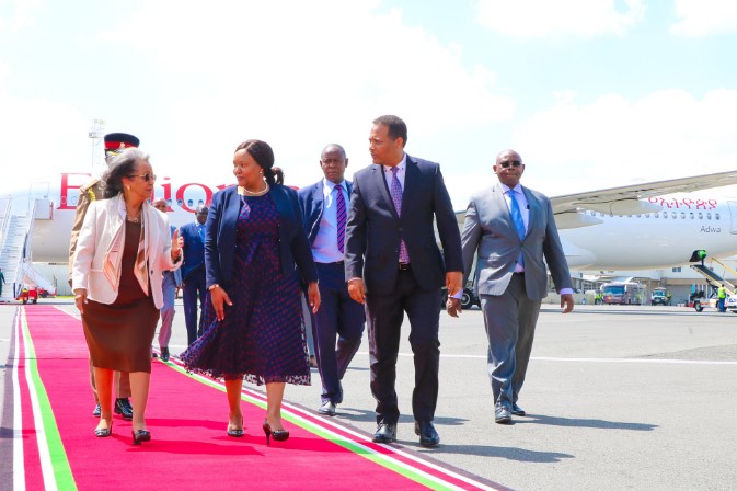 Ethiopian President Sahle-Work Zewde In Kenya For Jamhuri Day