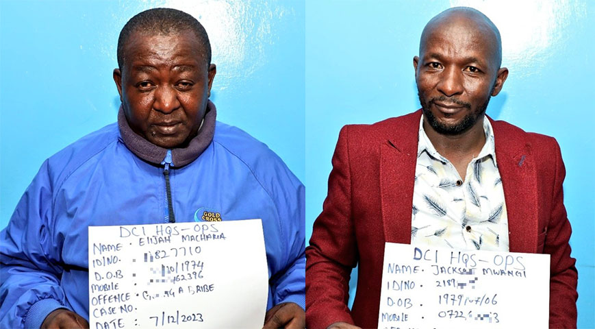 Fraudsters Arrested Inside DCI Headquarters As They Attempted To Bribe Officer