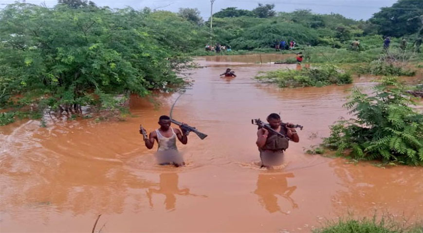 GSU Officers Rescued From Submerged Camp In Tana River