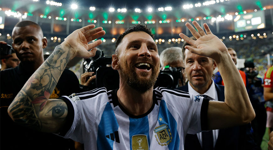 Lionel  Messi Named Time's Athlete Of The Year For 2023