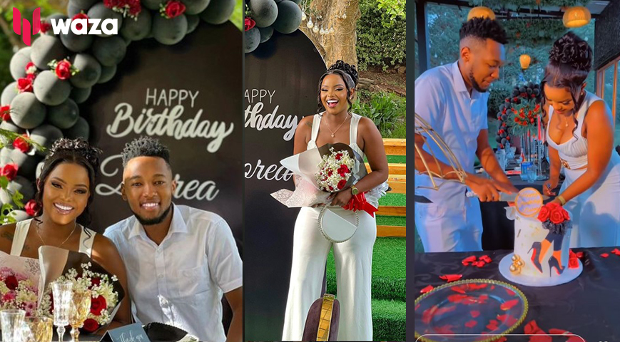 DJ Dibul Throws A Lavish Surprise Birthday Party For Fiancee Dorea Chege