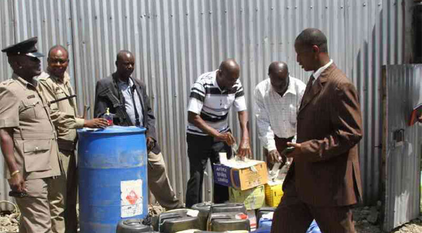 Police recover 30 litres of illicit brew