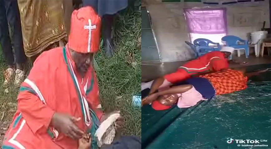 Bishop Johana defends touching a womans rosecoco in the name of healing