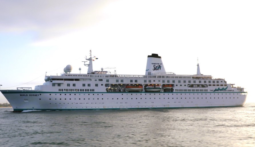 MV World Odyssey Cruise Ship With 763 Tourists Docks In Mombasa